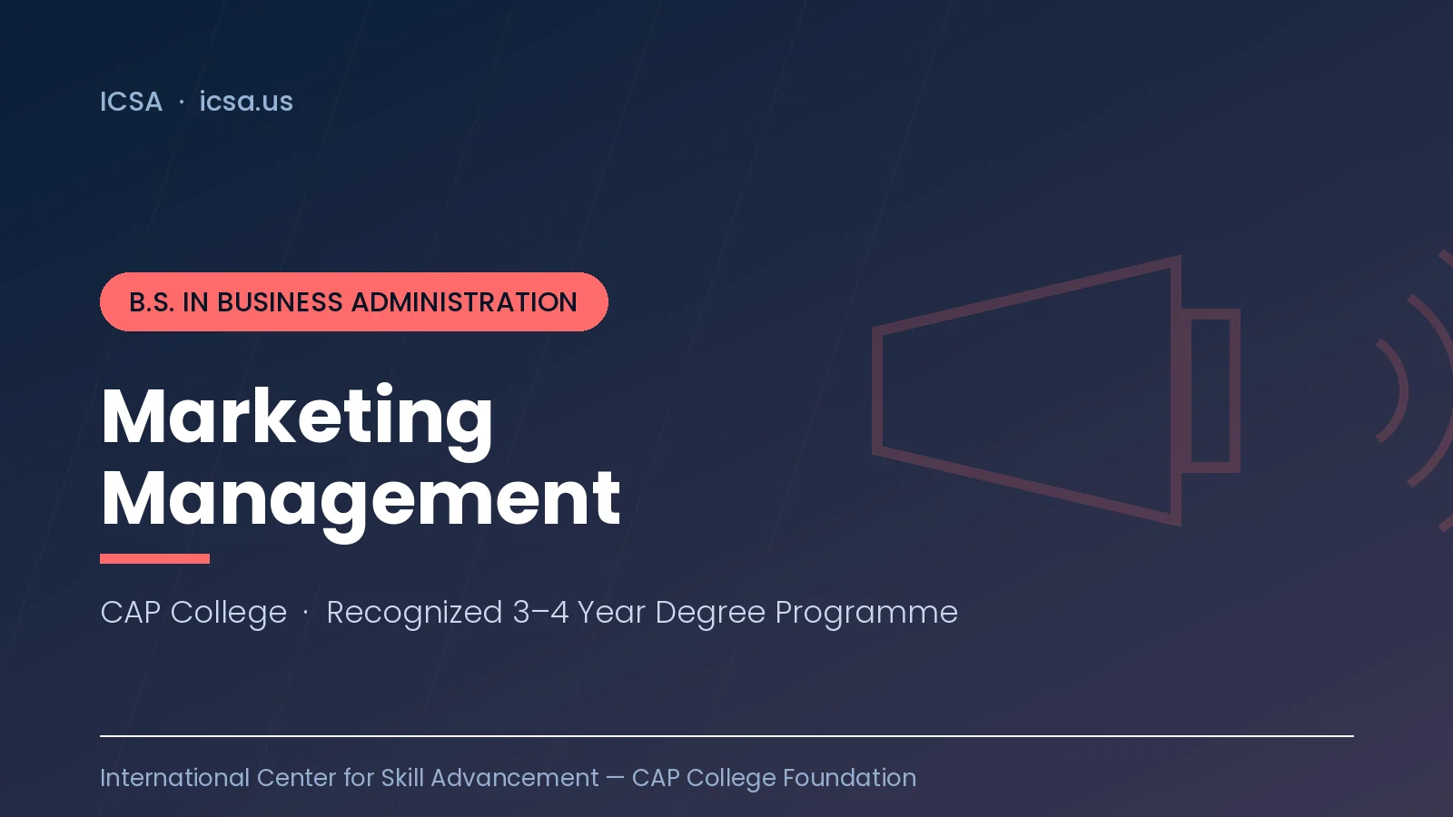 ICSA CAP College graduation